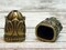 *2* 24x17mm Antique Bronze Ornate Bell Shaped Bead Caps